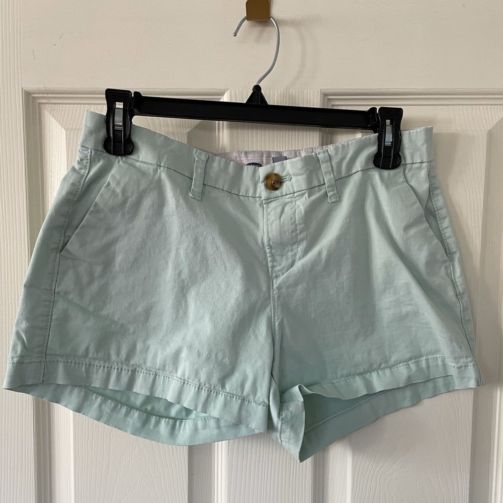 Old Navy aqua chino shorts